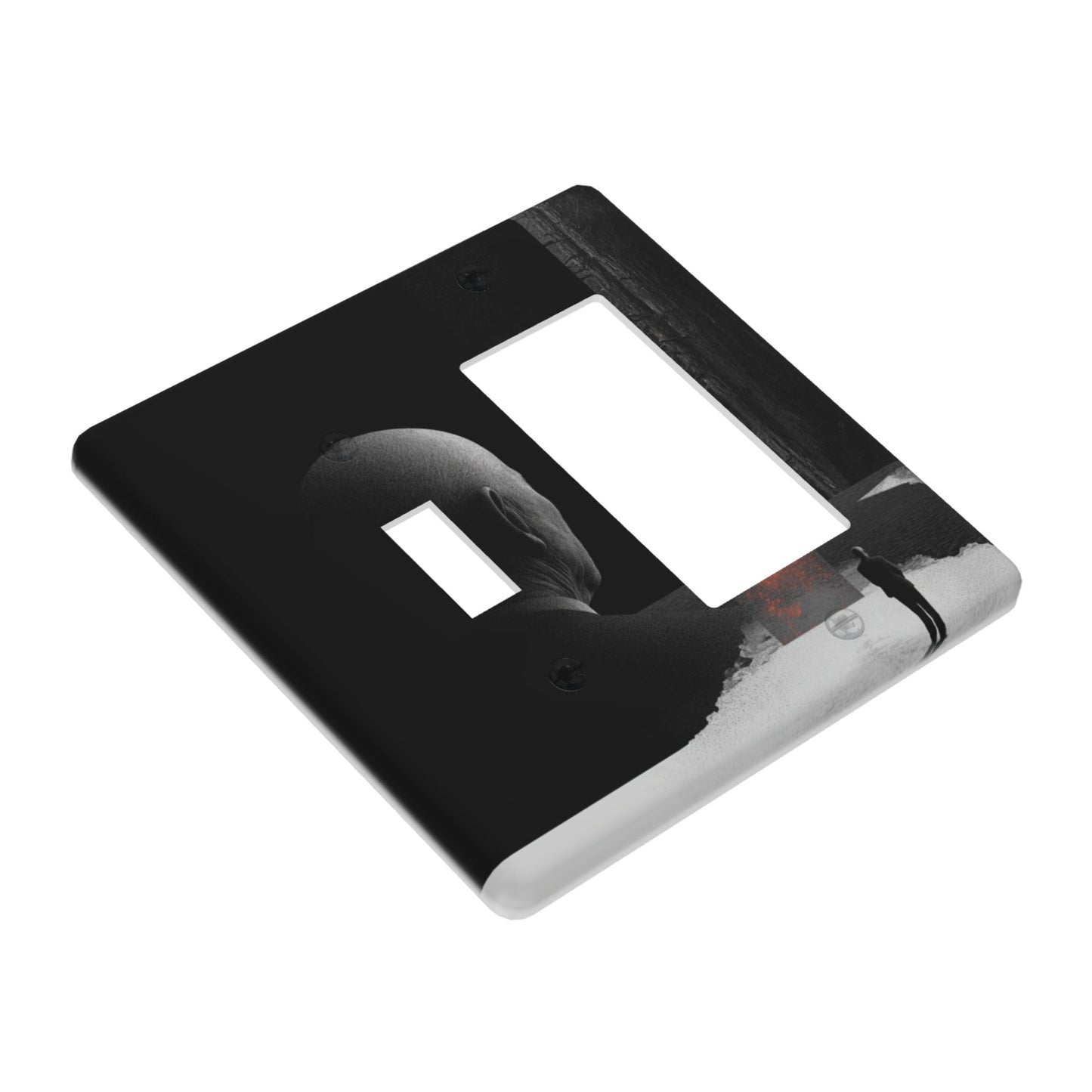 4 - Pack Artistic Switch Combination Decorative Wall Plates: Suitable for Multiple Scenarios, Durable and Beautiful