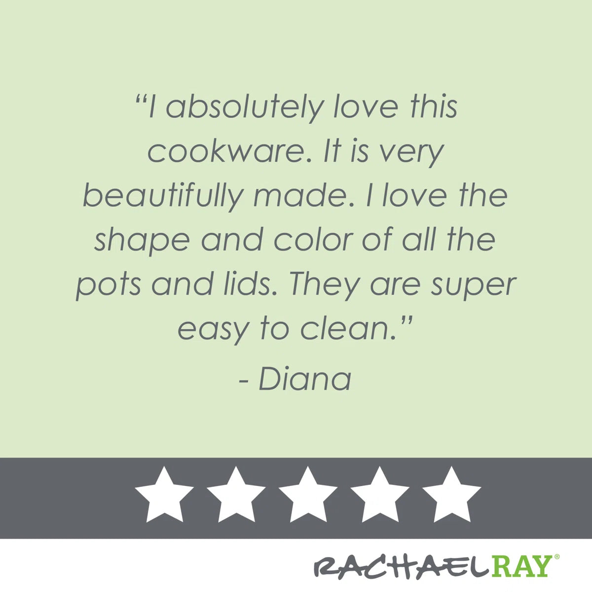 Rachael Ray Create Delicious Aluminum Nonstick Cookware Induction Cookware Set, 13-Piece