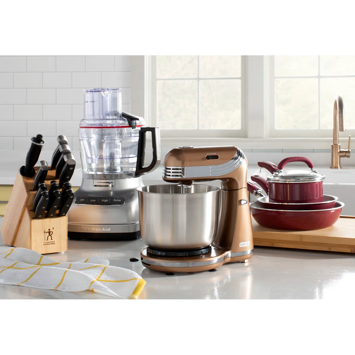 Rachael Ray Create Delicious Aluminum Nonstick Cookware Induction Cookware Set, 13-Piece