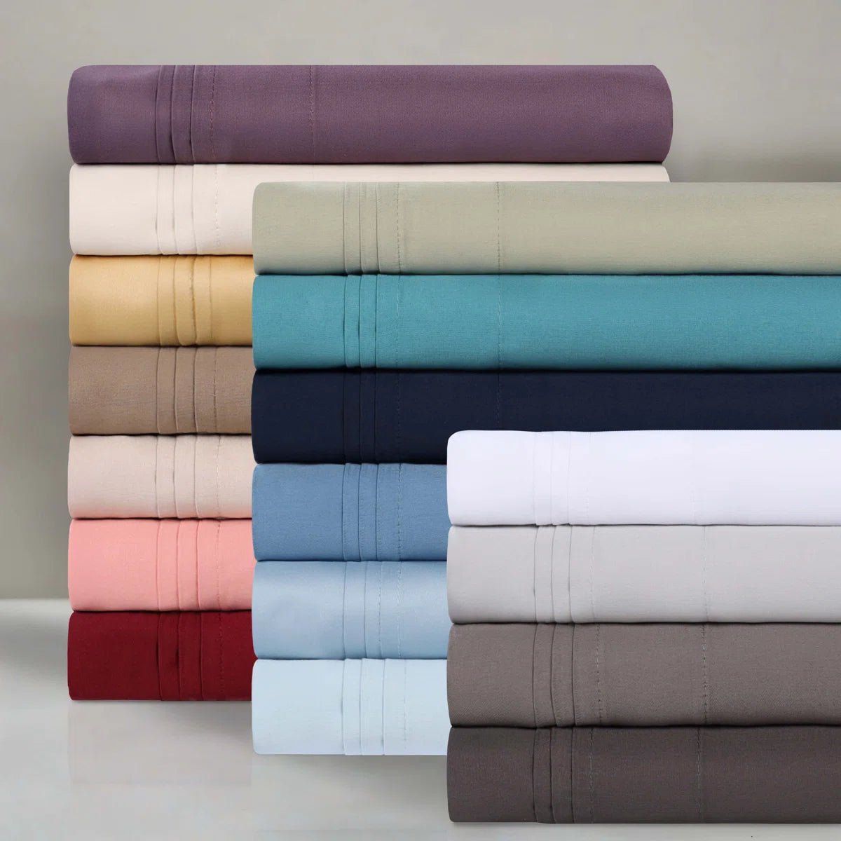 Limited time offer Egyptian Cotton Deep Pocket Solid Luxury 1000 Thread Count Sheet Set