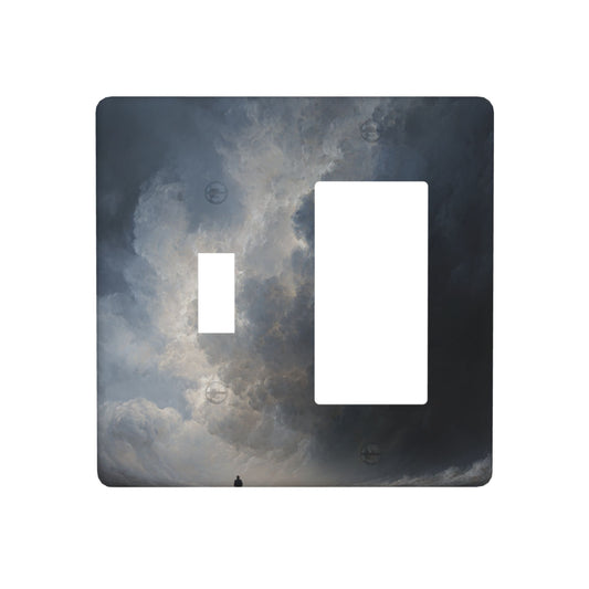 4 - Pack Sky - Themed Switch Combination Decorative Wall Plates: Suitable for Multiple Scenarios, Combining Durability and Aesthetics