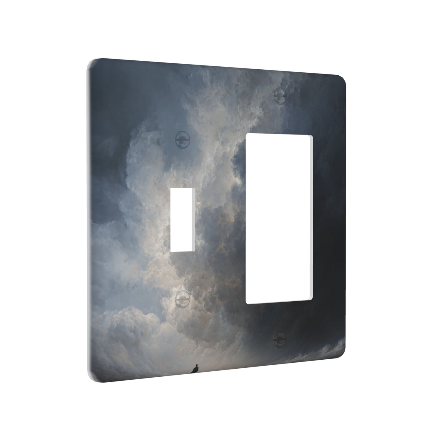 4 - Pack Sky - Themed Switch Combination Decorative Wall Plates: Suitable for Multiple Scenarios, Combining Durability and Aesthetics