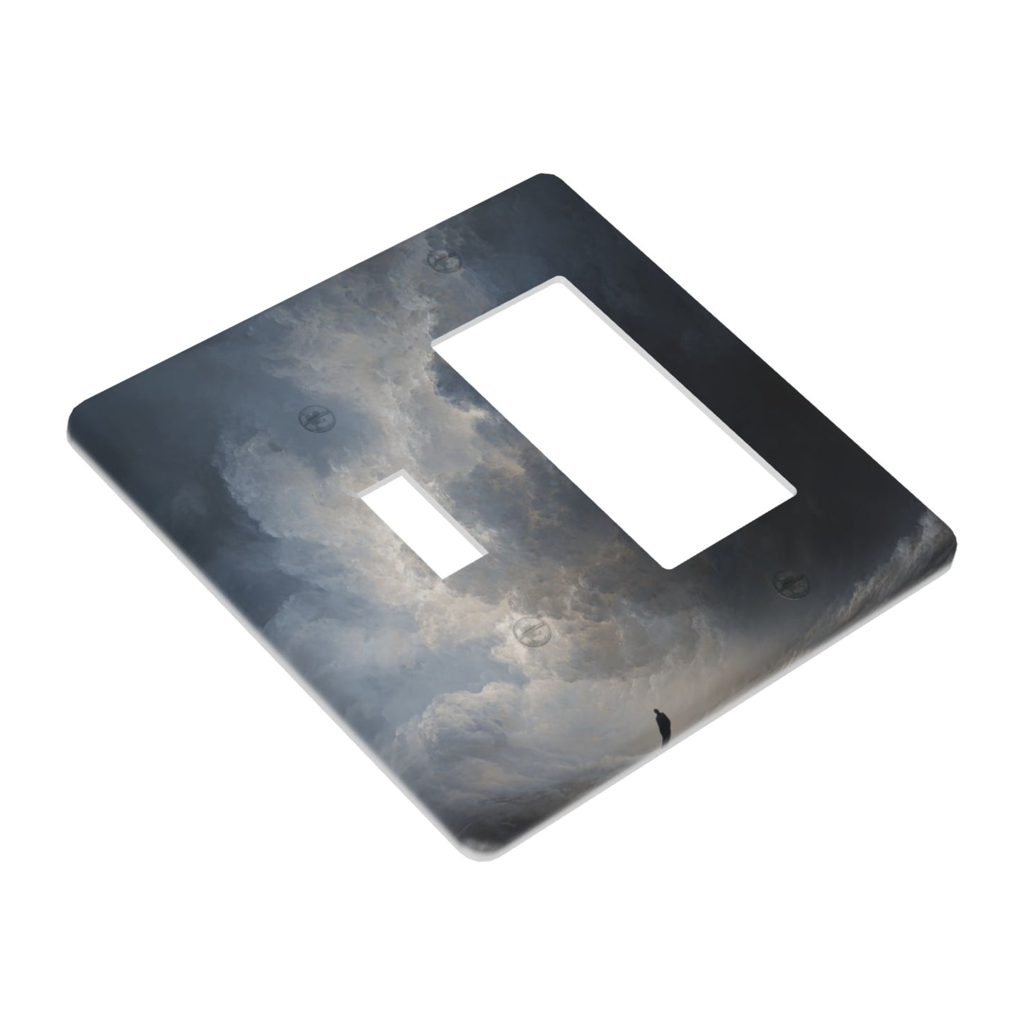 4 - Pack Sky - Themed Switch Combination Decorative Wall Plates: Suitable for Multiple Scenarios, Combining Durability and Aesthetics
