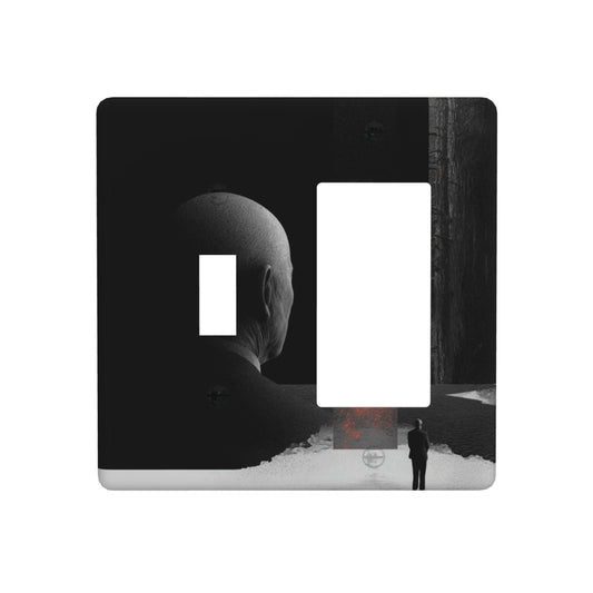 4 - Pack Artistic Switch Combination Decorative Wall Plates: Suitable for Multiple Scenarios, Durable and Beautiful