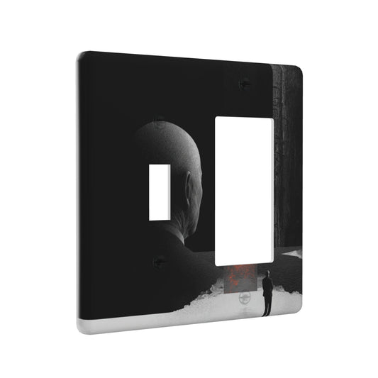4 - Pack Artistic Switch Combination Decorative Wall Plates: Suitable for Multiple Scenarios, Durable and Beautiful