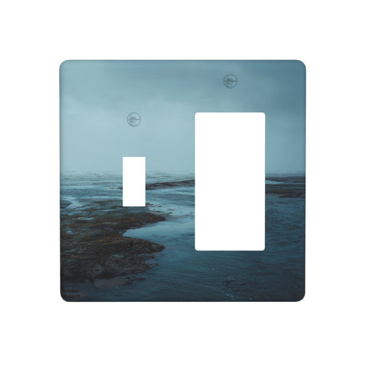4 - Pack Seaview - Themed Switch Combination Decorative Wall Plates: Suitable for Multiple Scenarios, Durable and Beautiful