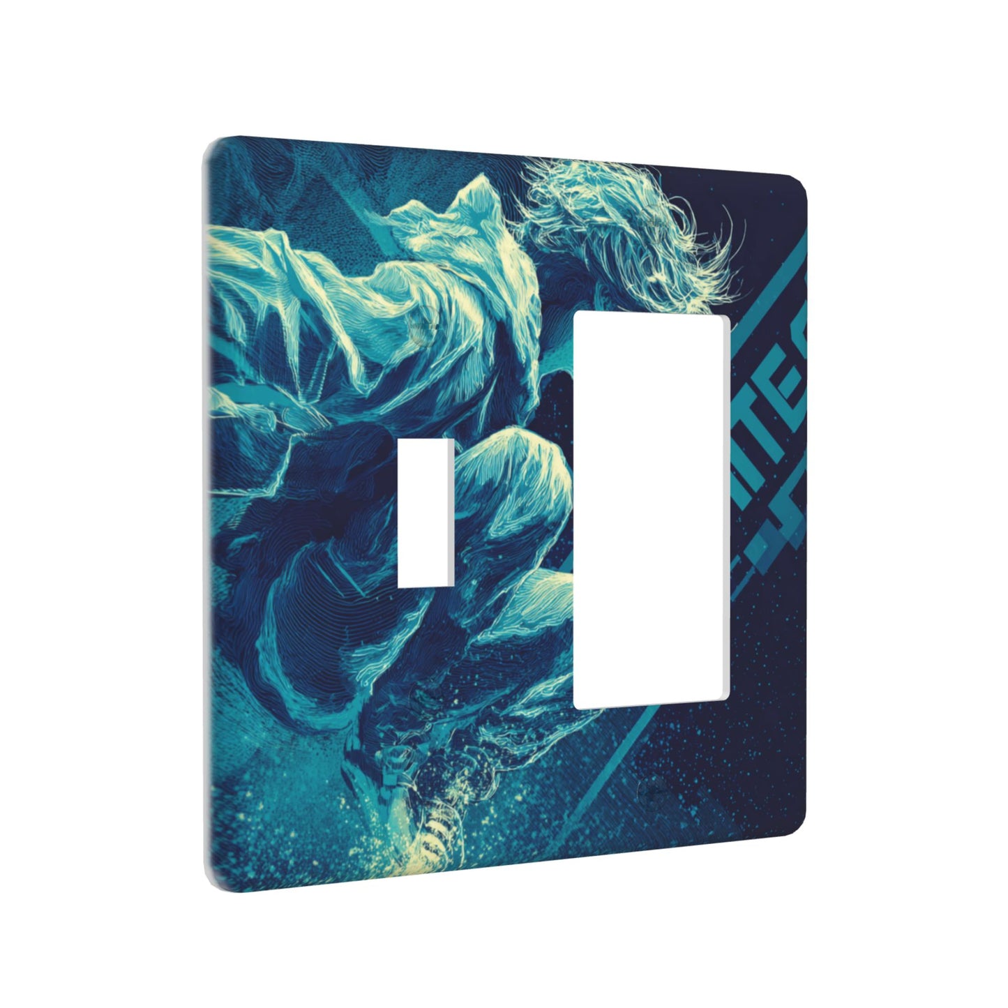 4 - Pack Dynamic Character Art - Style Switch Combination Decorative Wall Plates: Suitable for Multiple Scenarios, Durable and Beautiful